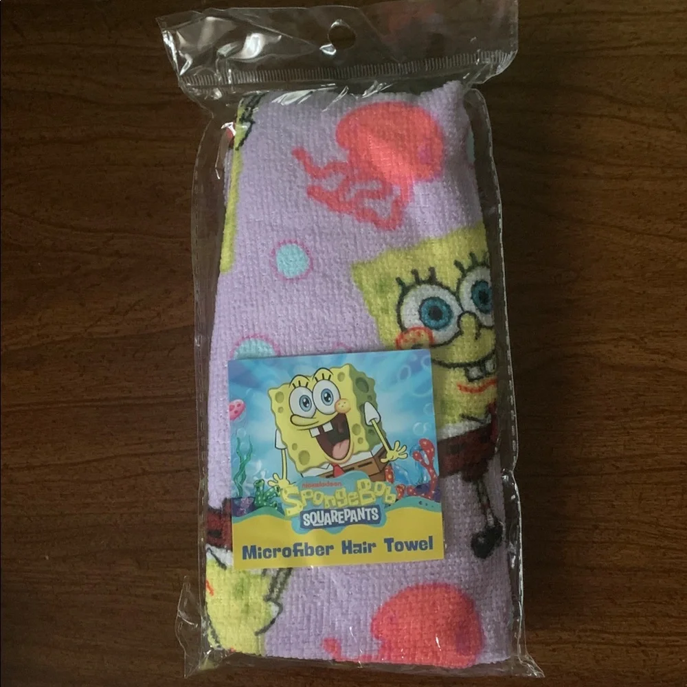 It’s bundle time! NWOT SpongeBob SquarePants Yellow 3pc Bath Set - Picture 5 of 5